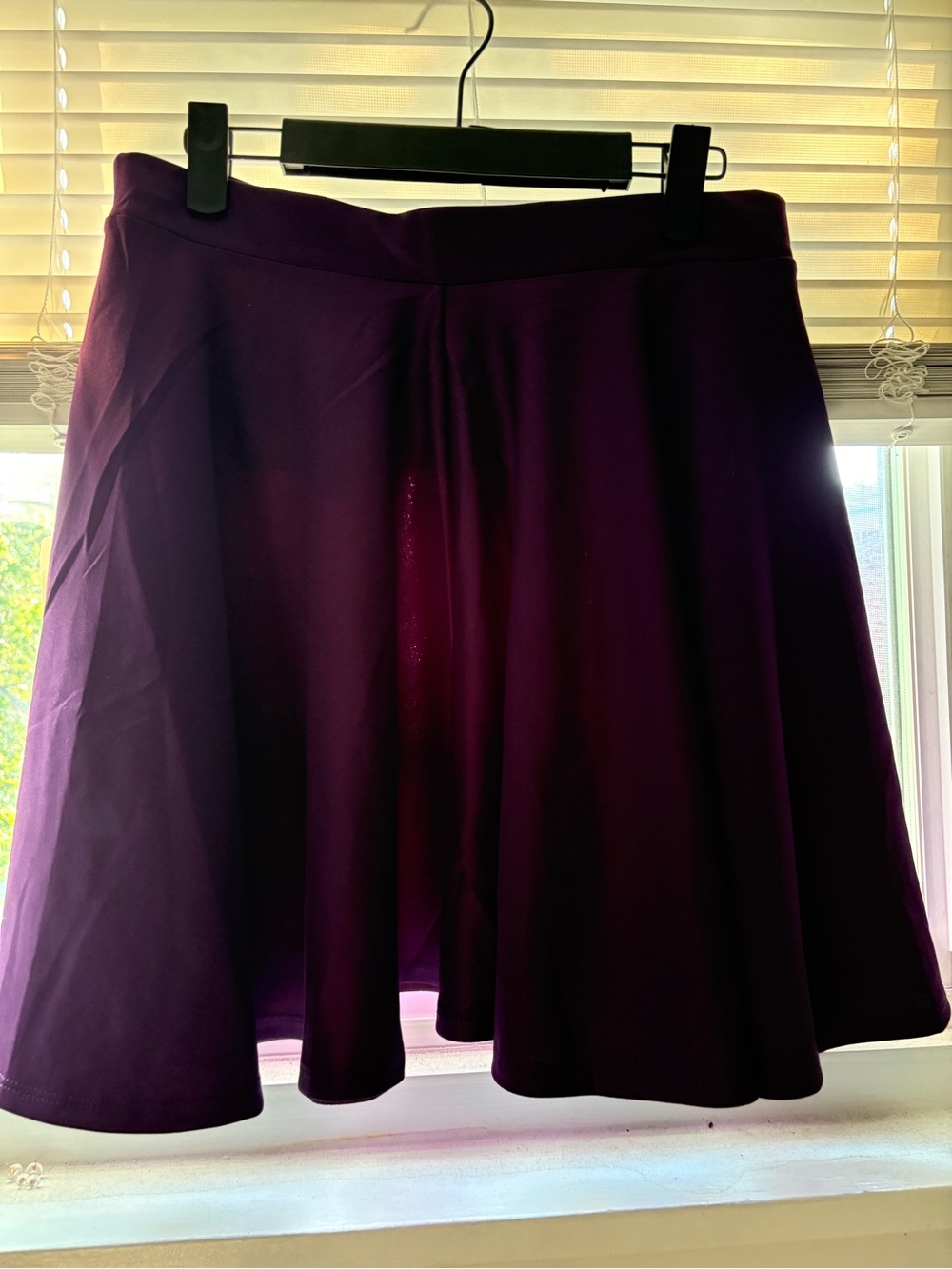 By Johnny Deep Purple Circle Skirt